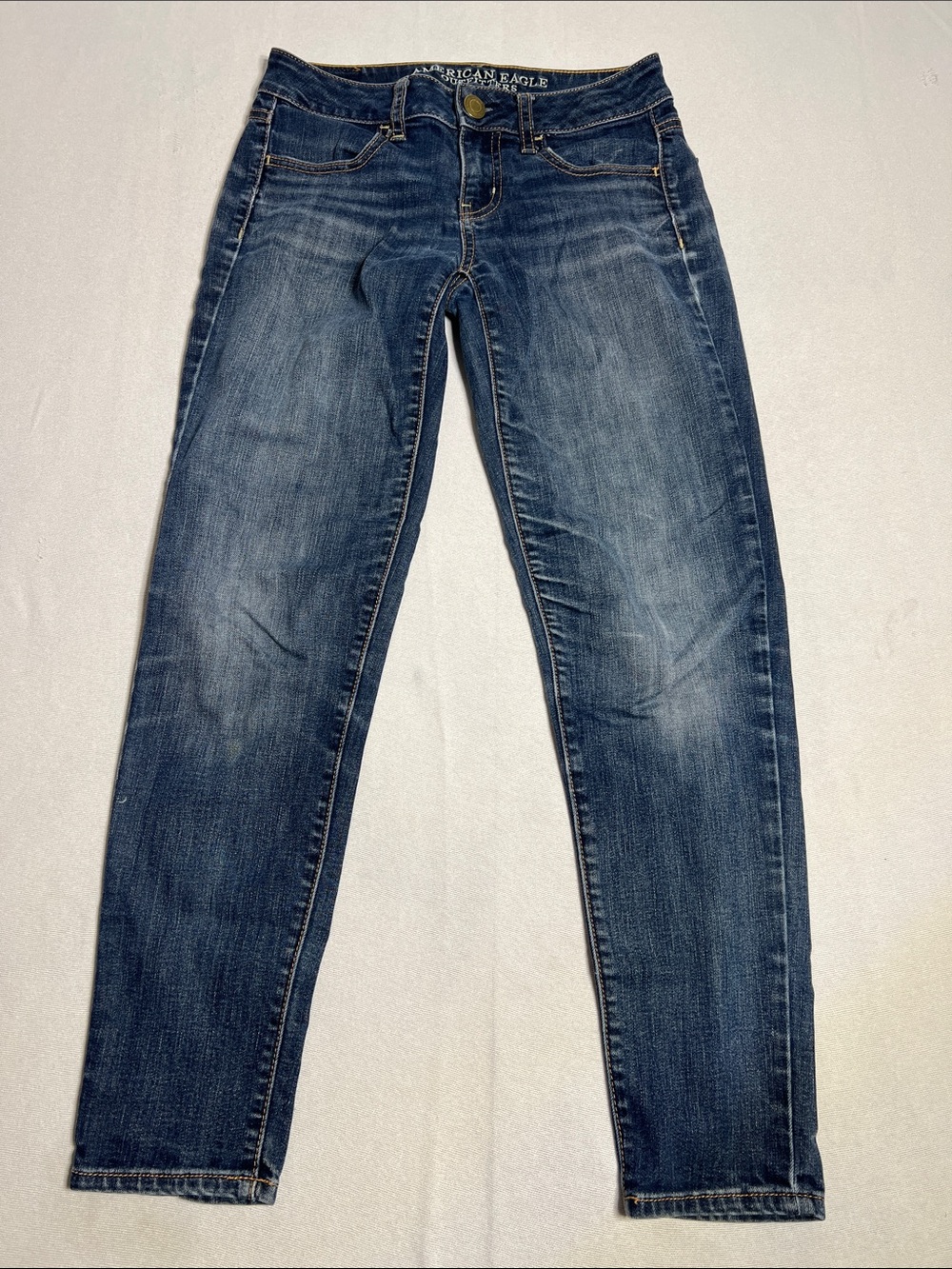 American Eagle Outfitters Women's Medium Wash Skinny Jeans
